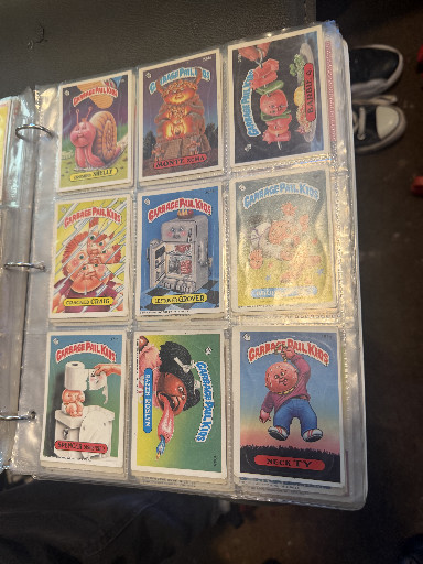 Garbage Pail Kids trading card collection from Series 1-5 (1985-1987)