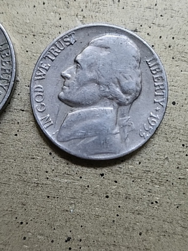 1953 Jefferson Nickel (no mint mark), Philadelphia Mint