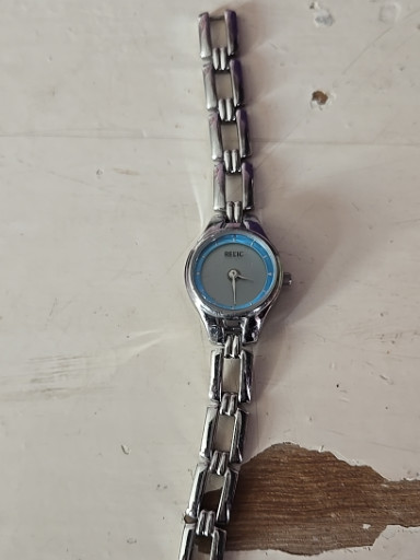 Stainless steel quartz watch by Relic