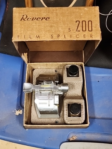 Revere S-200 Film Splicer for 8mm and 16mm film