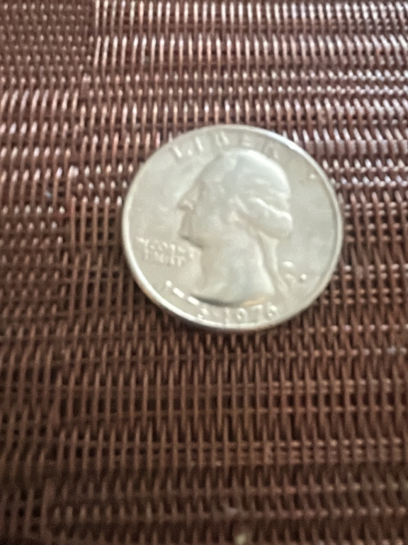 Moneda de cuarto de dólar estadounidense de 1976 (Washington Quarter Bicentenario)