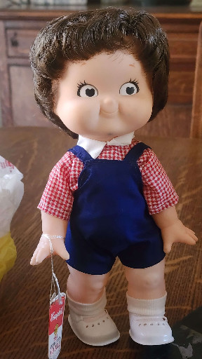 Vinyl doll titled 'Campbell's Soup Kids Boy' by Horsman Dolls, 1988 Special Edition