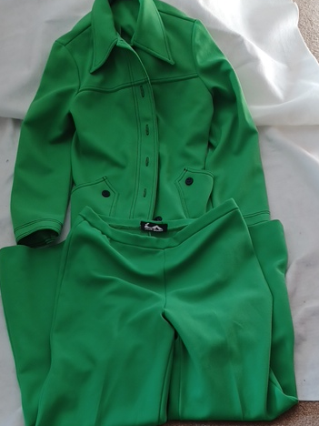 Vintage polyester leisure suit by Jack Winter, circa 1970s