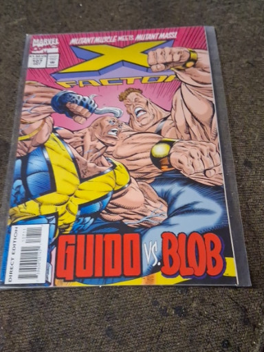 Marvel Comics X-Factor #107 (October 1994), featuring 'Guido vs. Blob'