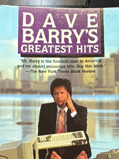 Paperback book titled 'Dave Barry's Greatest Hits' by Dave Barry