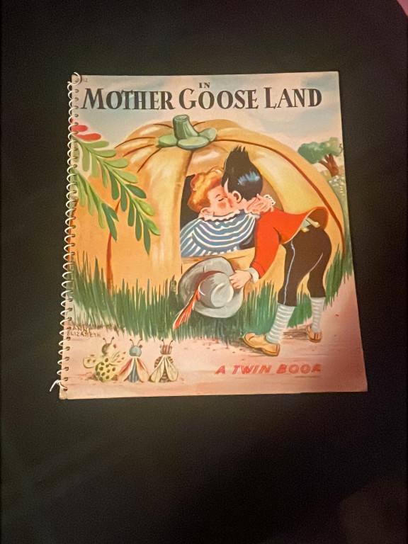 Children's book titled 'Mother Goose Land' by Twin Book, published by John Martin's House Inc
