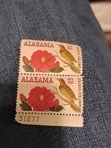 United States postage stamp titled 'Alabama Statehood' issued in 1969