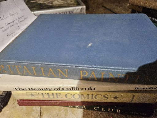 Three-volume set of 'Italian Painting' by Lionello Venturi, published by Skira