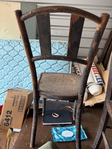 Bentwood chair, likely Thonet-style bistro or café chair