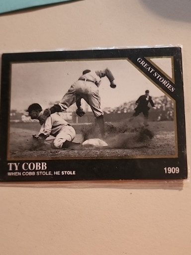 1993 The Sporting News Conlon Collection baseball card featuring Ty Cobb
