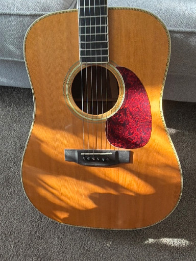 Acoustic dreadnought guitar, Santa Cruz Vintage Artist model