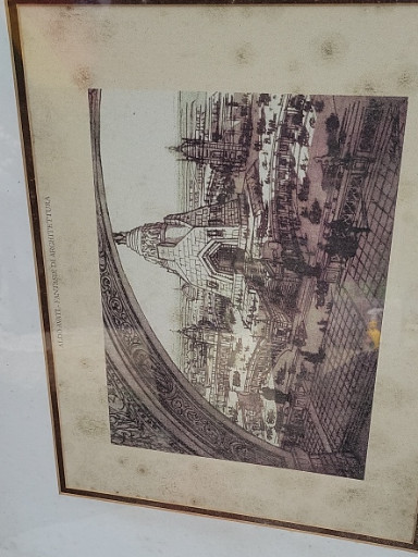 Marble etching titled 'Birth of Our Nation' by Dennis Bivens