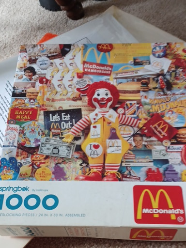 Springbok McDonald's 1000-piece jigsaw puzzle from 1991