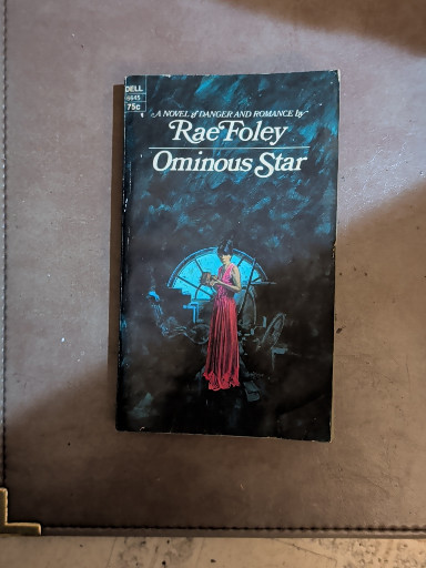 Paperback book titled 'Ominous Star' by Rae Foley