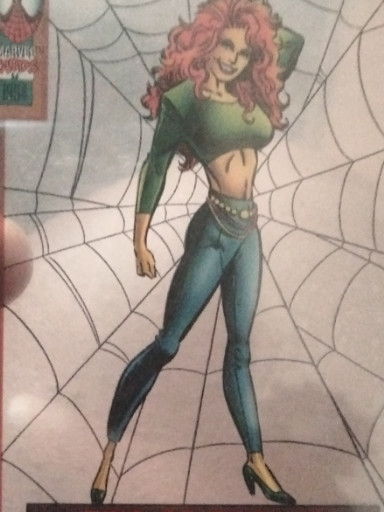 1994 Fleer Marvel trading card 'Mary Jane Watson' from The Amazing Spider-Man Suspended Animation series