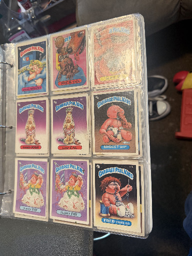 Garbage Pail Kids trading card stickers from the 1980s series