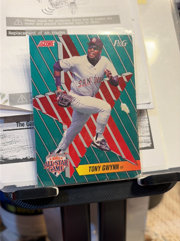 1992 Score Procter & Gamble All-Star Game baseball card featuring Tony Gwynn