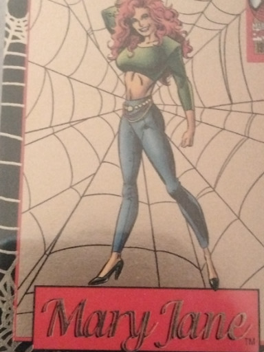 1994 Fleer Marvel 'The Amazing Spider-Man Suspended Animation' trading card #2 featuring Mary Jane Watson