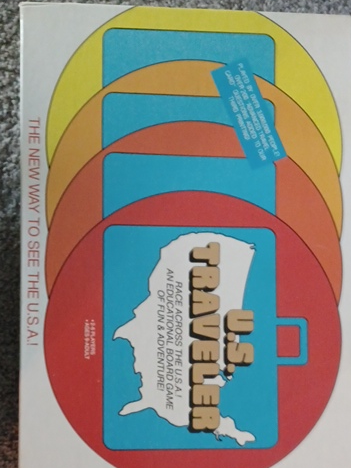 Board game titled 'U.S. Traveler' by Mr. World Traveler