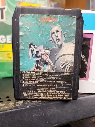 8-track tape of 'News of the World' by Queen