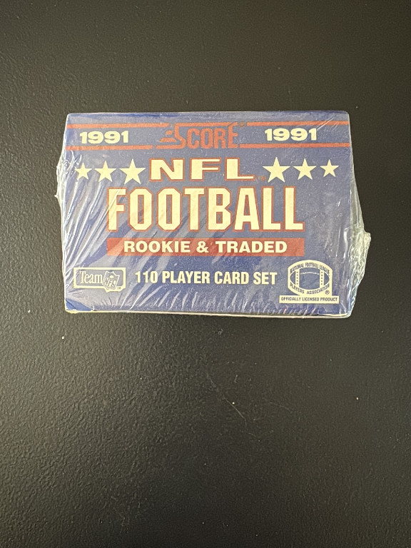 1991 Score NFL Football Rookie & Traded factory sealed 110-card set