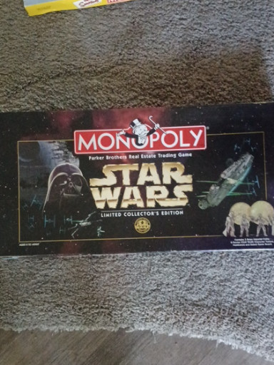 Board game titled 'Star Wars Monopoly Limited Collector's Edition' by Parker Brothers