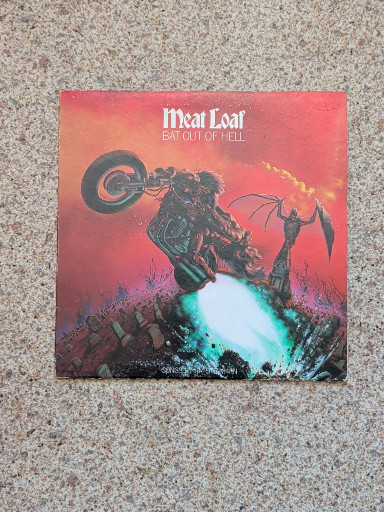 Vinyl LP album 'Bat Out of Hell' by Meat Loaf