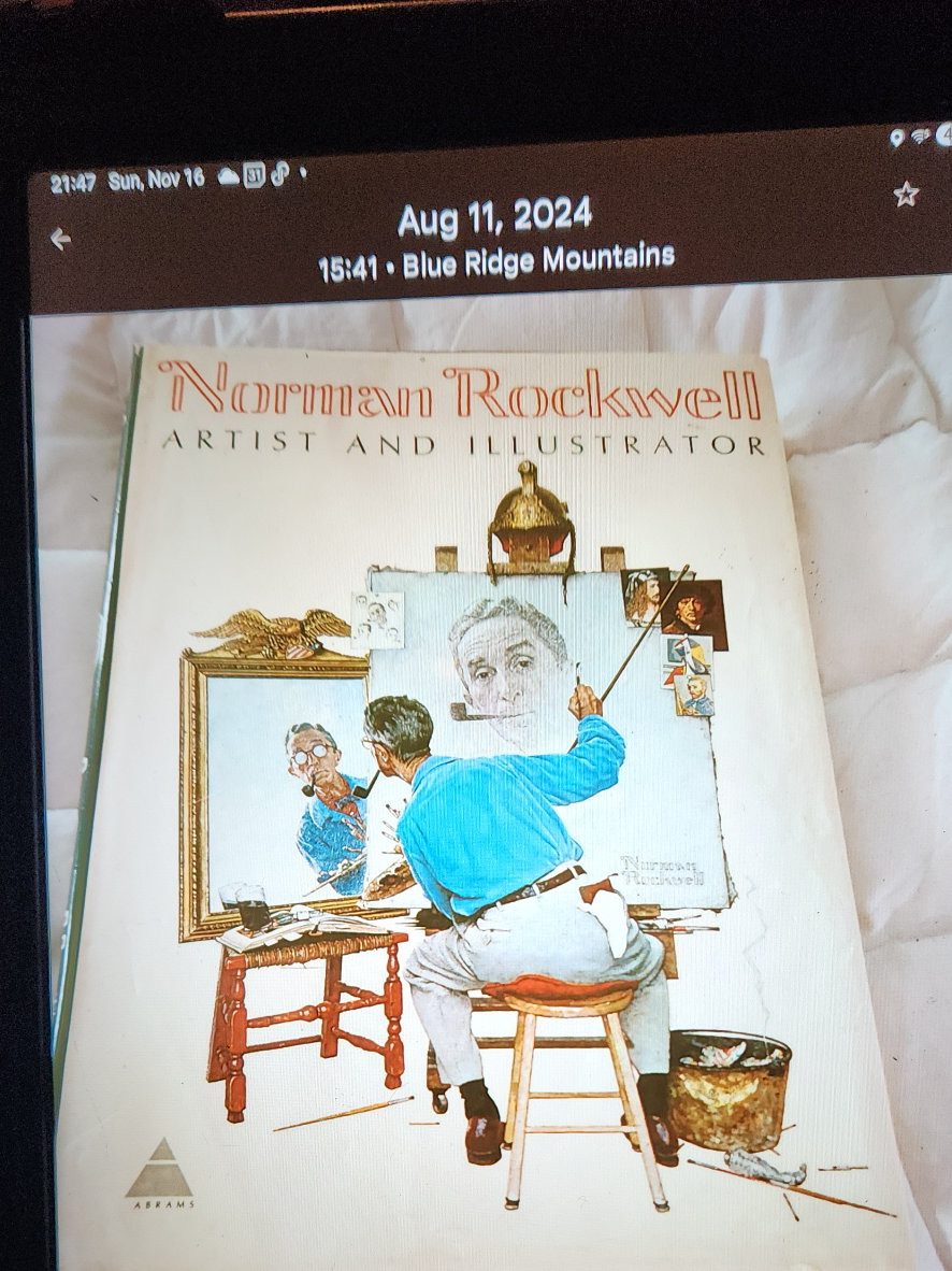 Book titled 'Norman Rockwell: Artist and Illustrator' published by Abrams