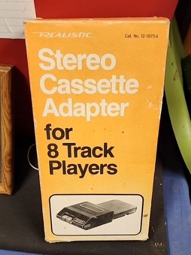 Realistic Stereo Cassette Adapter for 8 Track Players, Model 12-1875A by Radio Shack
