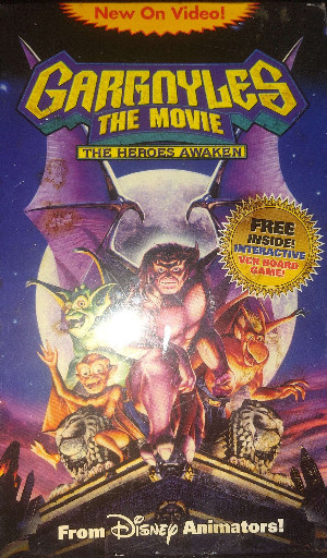 VHS tape of 'Gargoyles: The Movie - The Heroes Awaken' by Disney