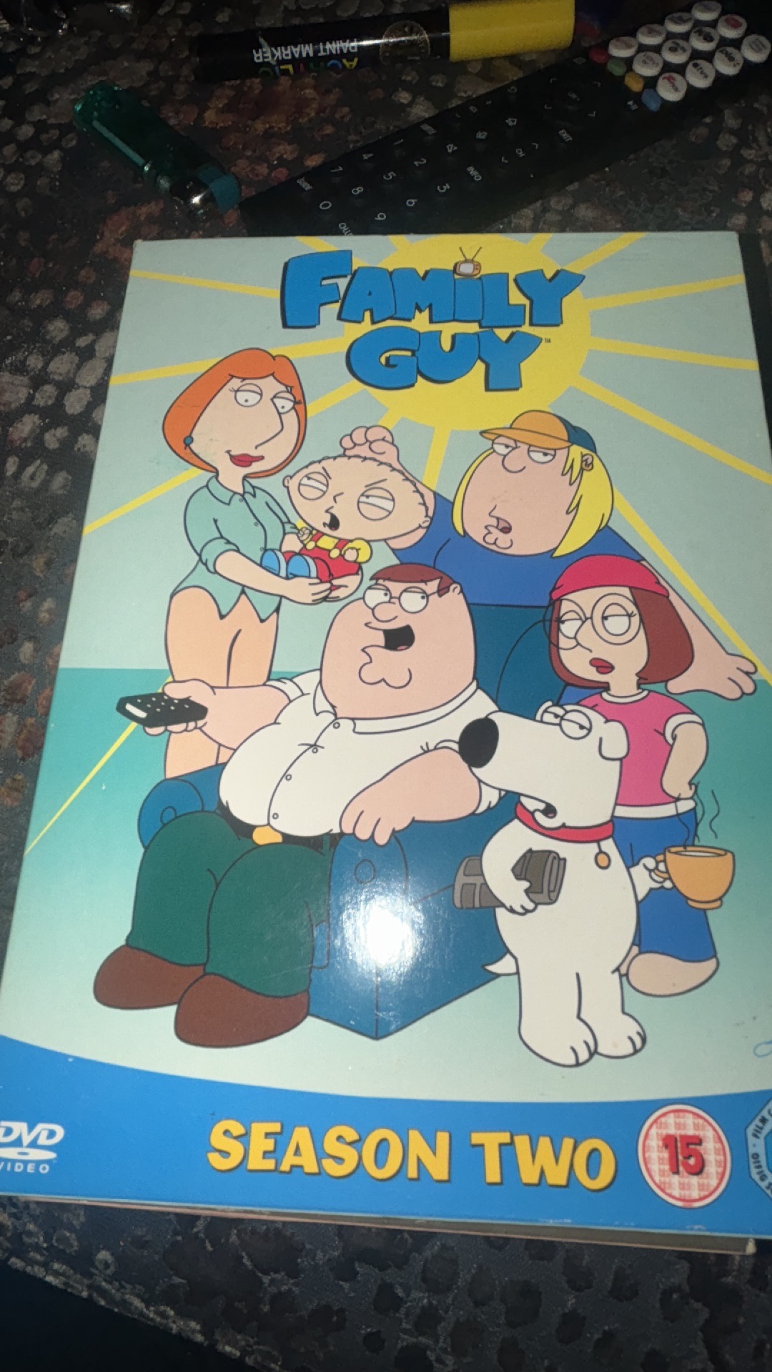DVD box set titled 'Family Guy: Season Two' by 20th Century Fox