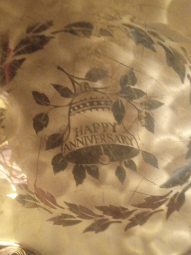 Silver-plated commemorative bowl titled 'Happy Anniversary' by WMF IKORA, numbered edition