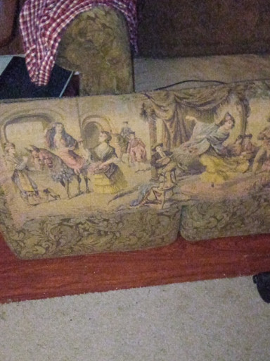 Plaster relief plaque depicting the Nativity scene