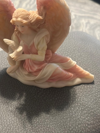 Porcelain figurine 'Evangeline, Angel of Mercy' by Roman Inc., Seraphim Classics collection