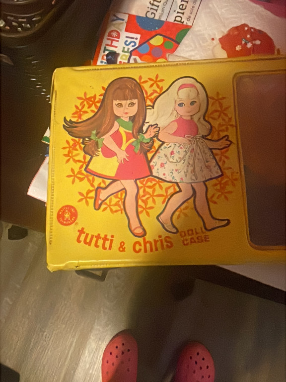 Mattel Tutti & Chris Doll Case from 1967