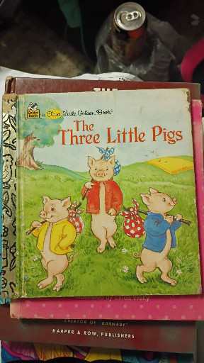First Little Golden Book 'The Three Little Pigs' published by Harper & Row