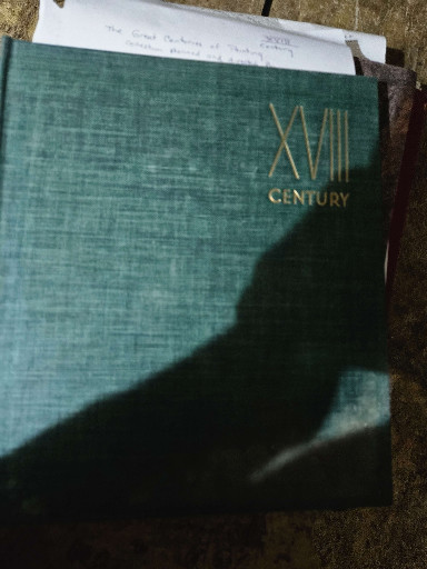 Art history book titled 'The Eighteenth Century' from the Great Centuries of Painting series published by Skira