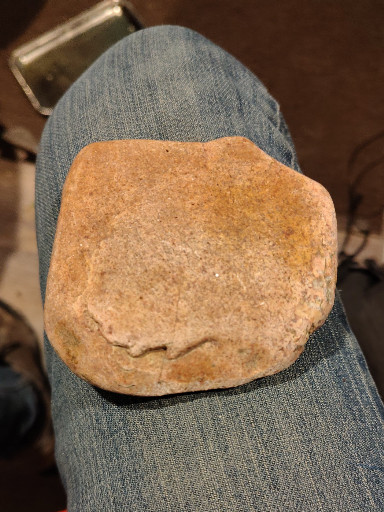 Sandstone specimen, possibly Navajo Sandstone formation