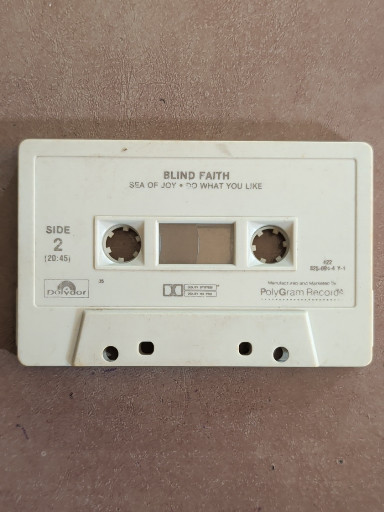 Cassette tape of 'Blind Faith' self-titled album by Blind Faith with case and insert