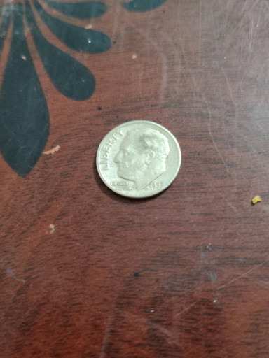 Copper-nickel clad Roosevelt Dime, United States ten-cent coin