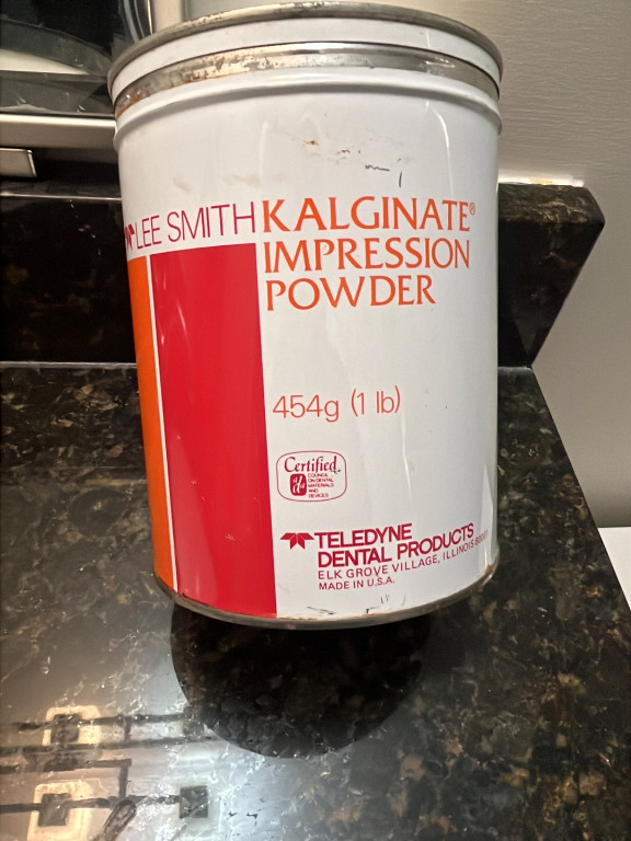 Dental alginate impression powder by Teledyne Dental Products