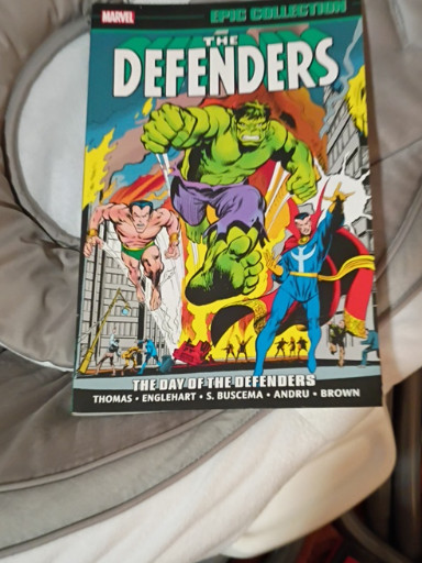 Marvel Comics trade paperback titled 'The Defenders Epic Collection: The Day of the Defenders'