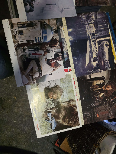 Set of 8 original 1977 Star Wars lobby cards from the first theatrical release