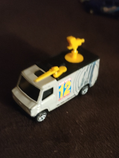 Diecast toy 'TV News Truck' by Matchbox