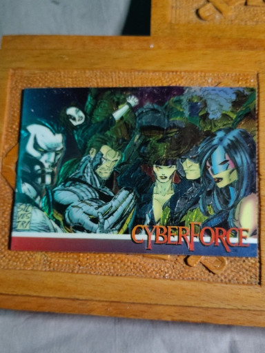 1993 Wizard Magazine Series III Cyberforce promotional trading card #4 created by Marc Silvestri