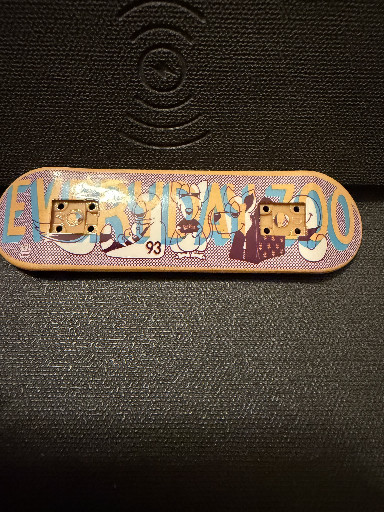 Tech Deck fingerboard skateboard titled 'Everyday Zoo 93' by Zoo York