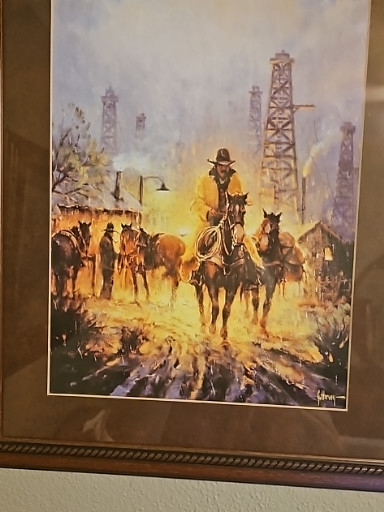 Limited edition print titled 'Lights of a New Era' by G. Harvey