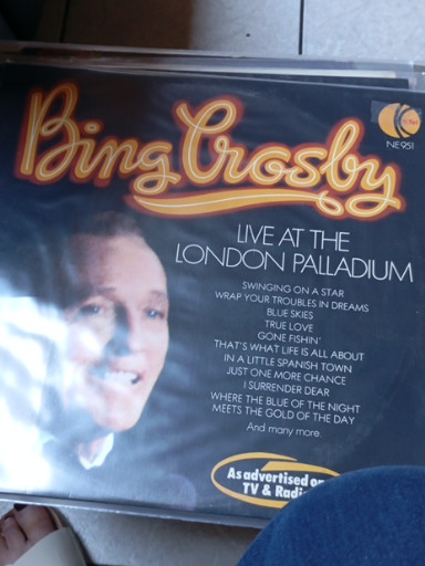 Dubbel-LP 'Live at the London Palladium' door Bing Crosby