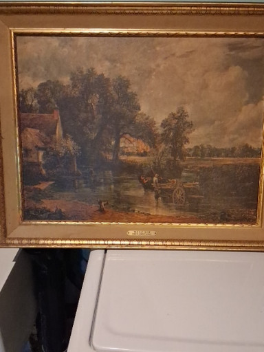 Reproduction print of 'The Hay Wain' by John Constable
