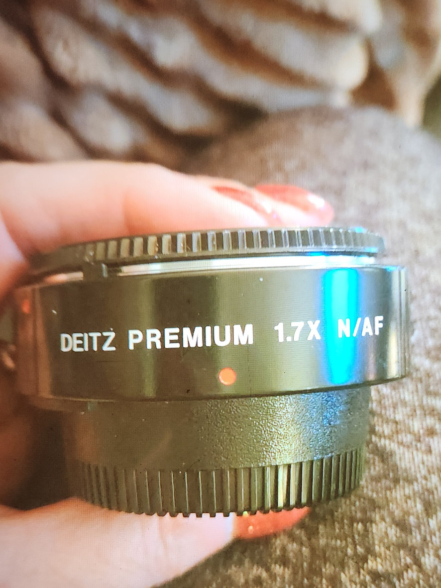 Deitz Premium 1.7X N/AF teleconverter lens adapter